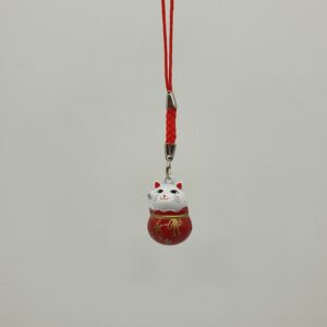 (D12-068) Colgante Neko Chico Rojo 8