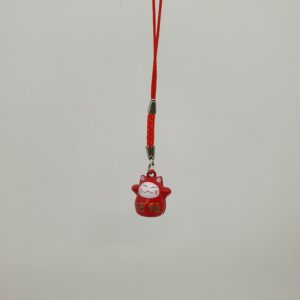 (D12-073) Colgante Neko Chico Rojo