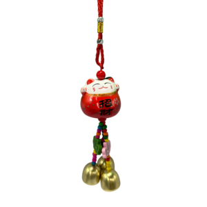 (D13-027) Colgante Neko Campanas