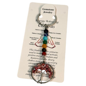 (D13-012) Llavero Arbol Con Piedras