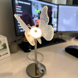 (D17-051) Lampara Mariposa USB
