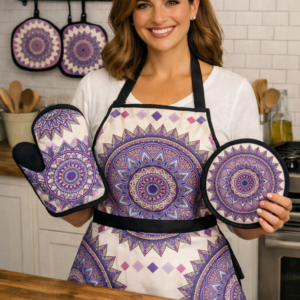 (D17-076) Set Cocina (Delantal + Posa Fuente + Guante)
